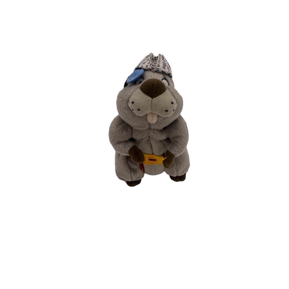 Disney Winnie the Pooh High Seas Gopher ~ Fisher-Price Star Bean Plush ~ 7" ~ BN